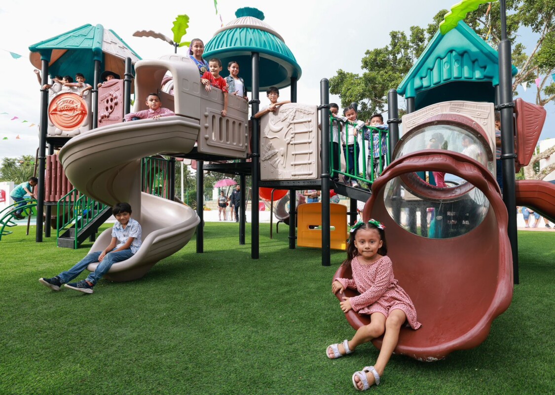 Atenea Gómez Ricalde inaugura el Parque Ejidatarios en Zona Continental