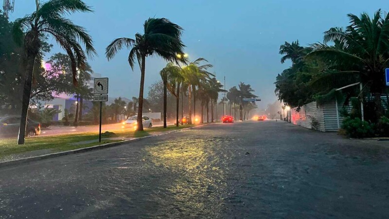 Deja Helene saldo blanco tras su paso por Quintana Roo