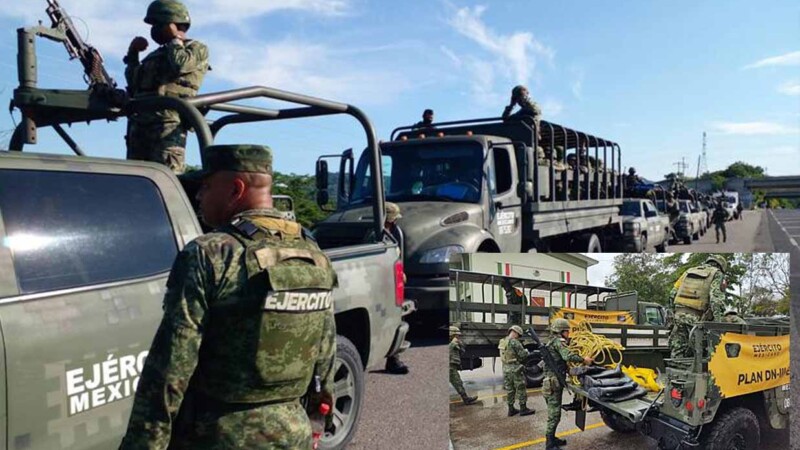 Despliega Sedena 2 mil 500 elementos mas en Acapulco tras el paso del huracán John