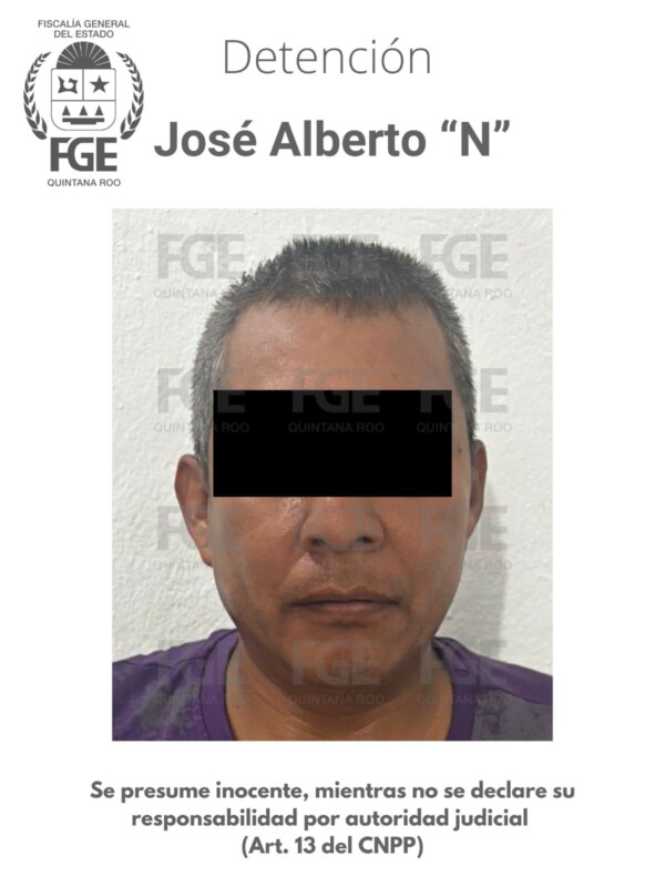 Detienen a peligroso homicida en Playa del Carmen; José Alberto “N” era considerado objetivo prioritario por desaparición forzada y narcomenudeo.
