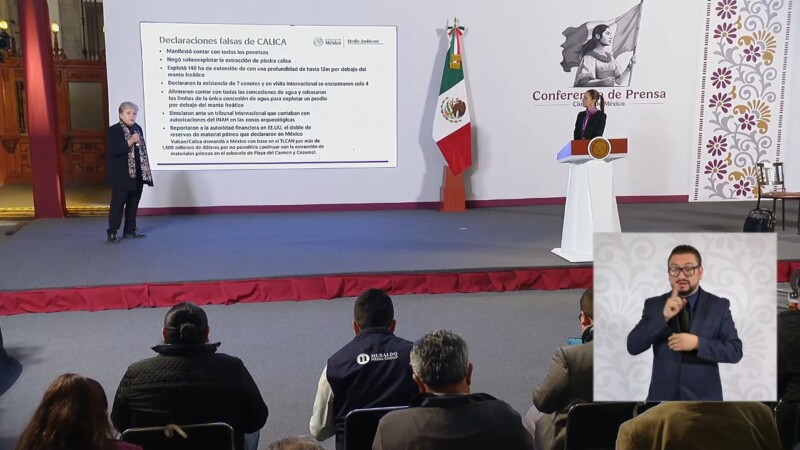 “Calica no puede extraer ni un gramo más de piedra caliza”