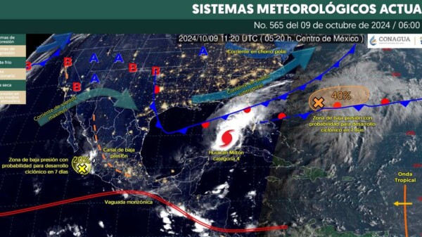 Pronóstico del clima en Quintana Roo para hoy miércoles 9 de octubre de 2024