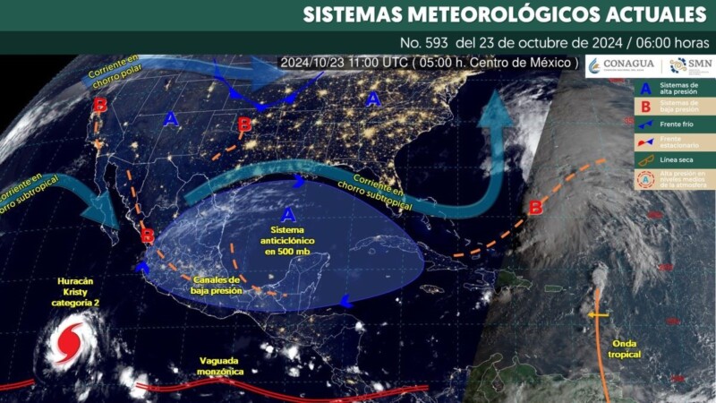 Pronóstico del clima en Quintana Roo para hoy miércoles 23 de octubre 2024