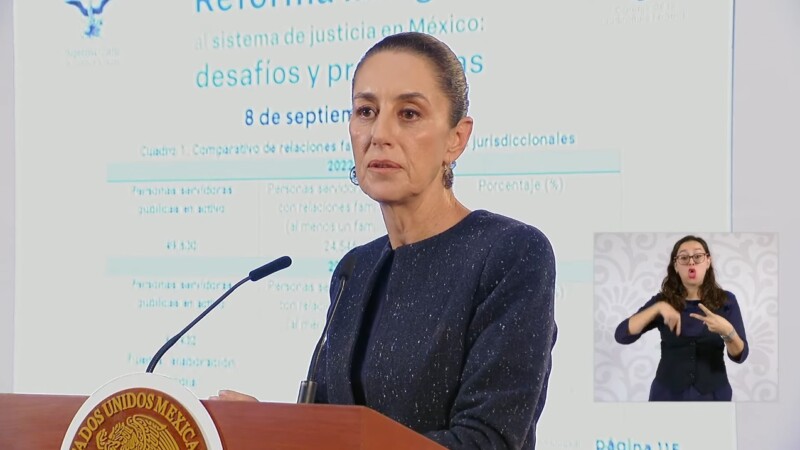 “Reforma no implica control de Presidencia sobre el Judicial”