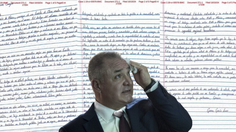 Pide clemencia García Luna; hoy juez de NY dicta condena