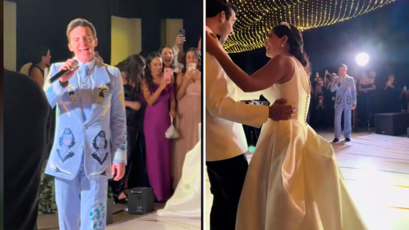 Drake Bell sorprende a una pareja de recién casados con show en vivo durante su boda