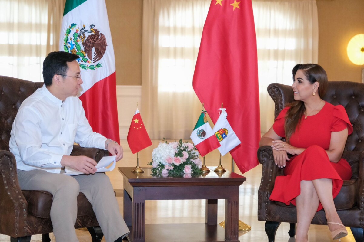 La gobernadora de Quintana Roo se reúne con el embajador en México, Zhang Run, quien coincide en que ambos gobiernos trabajan para favorecer al pueblo.