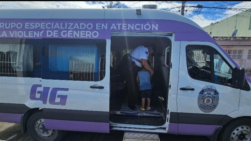 Grupo GEAVIG auxilia a menor en la Supermanzana 100