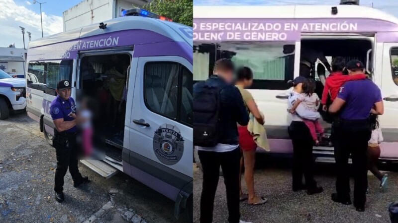 Rescata GEAVIG a cuatro menores en la Sm 259