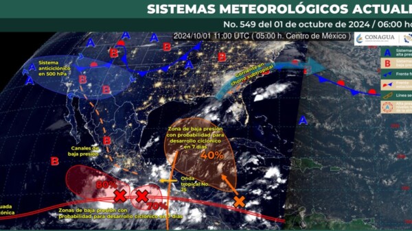 Pronóstico del clima en Quintana Roo para hoy martes 1 de octubre de 2024