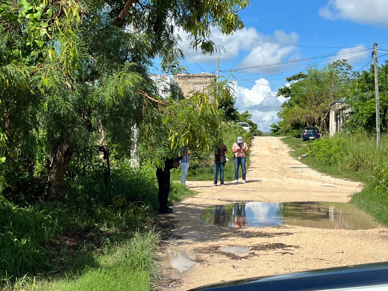 Hallan un cuerpo encobijado en la Región 237 de Cancún; al lugar arribaron elementos policiacos para confirmar los hechos.