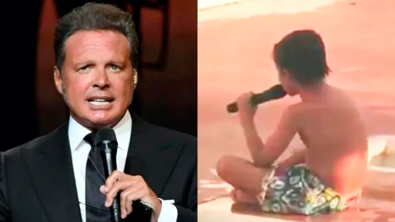 Hijo menor de Luis Miguel habría heredado su talento para el canto