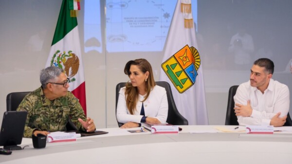Presenta García Harfuch a Mara Lezama estrategia de seguridad en Q.Roo