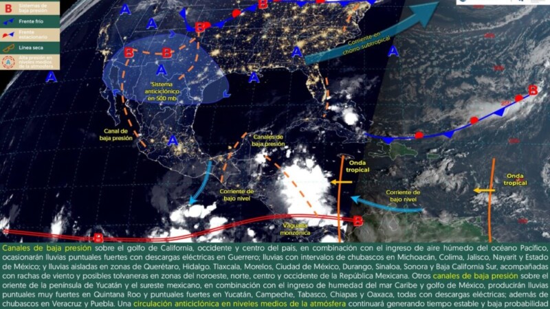 Pronóstico del clima en Quintana Roo para hoy domingo 13 de octubre 2024