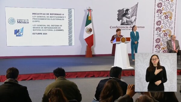 Envía Sheinbaum al Senado leyes secundarias a reforma judicial