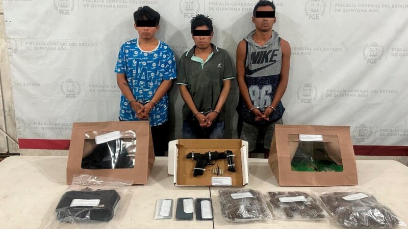 Caen 3 de la banda del ‘Skini’; se les relaciona en tres ejecuciones en Cancún.