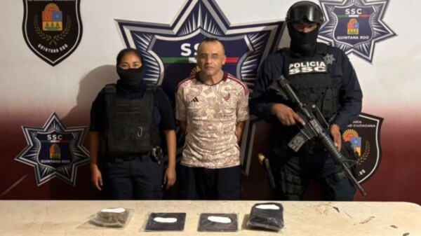 Detienen a narcomenudista en la Supermanzana 63 de Cancún