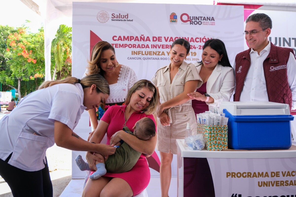 Se llevará a cabo del 15 de octubre al 28 de marzo del 2025, con una meta de aplicación de 444 mil 660 dosis de influenza y 120 mil de Covid-19.