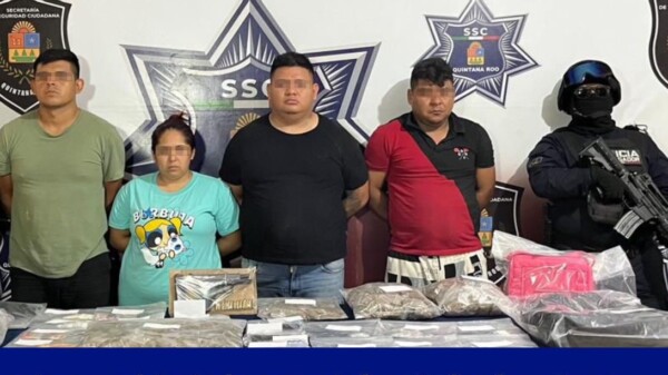 Cae narcobanda con más de 500 dosis en la Supermanzana 58 de Cancún