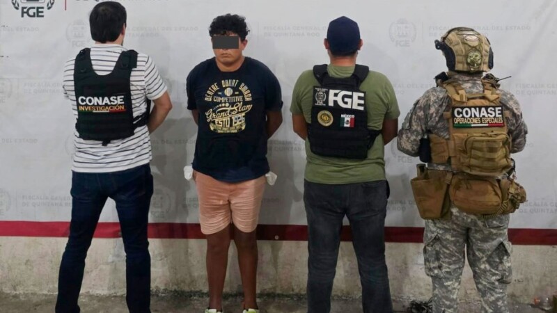 Detienen a implicado en ejecución en una playa de la Zona Hotelera de Cancún (VIDEO)