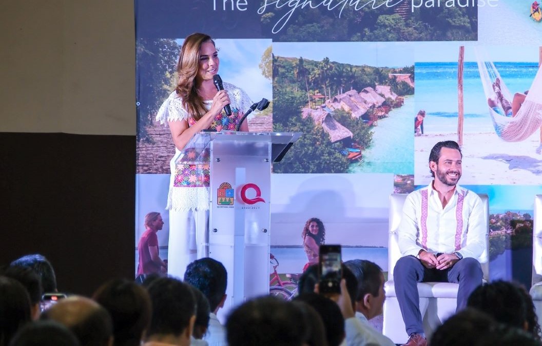 La gobernadora impulsa el turismo de aventura para generar en el sur más empleos y prosperidad compartida en Feria Turística Adventure Travel México 2024.