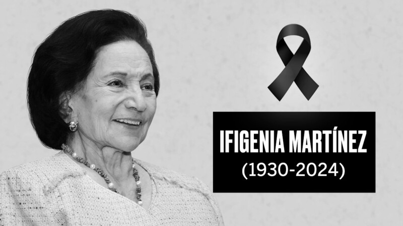 Lamenta la presidenta Claudia Sheinbaum el fallecimiento de la maestra Ifigenia Martínez