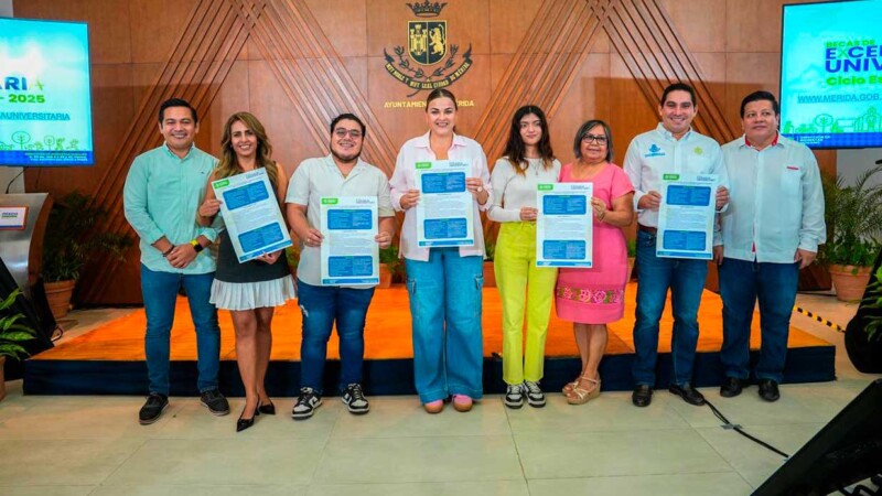 Anuncia Cecilia Patrón Laviada Becas de Excelencia Universitaria para alumnos de Mérida