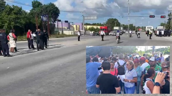 Tras acuerdo ejidal, manifestantes levantan bloqueo de la avenida José López Portillo, los representantes ejidales aceptaron donar a la comuna las calles de las colonias de los quejosos para su posterior municipalizacion