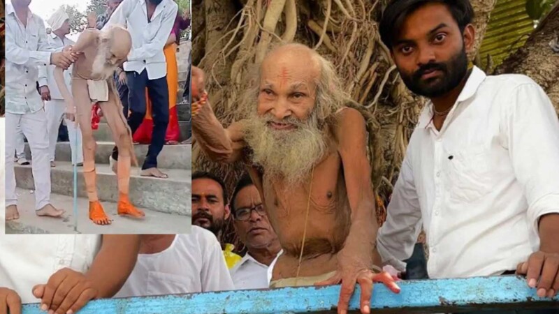 Rescatan de una cueva en India a un hombre que asegura tener 188 años