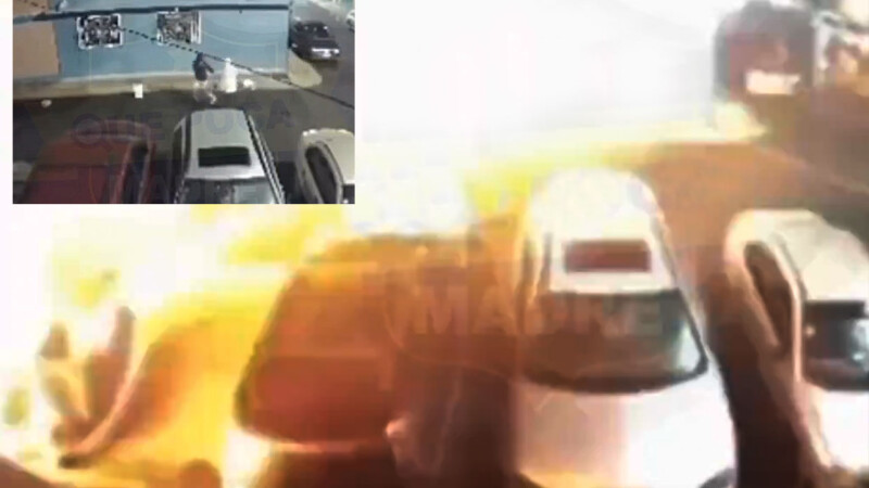 Karma alcanza a presuntos extorsionadores al estallarles explosivo