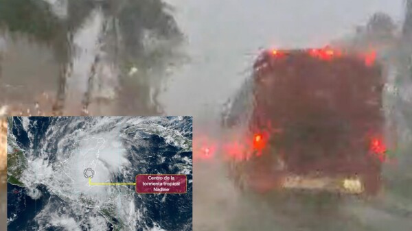 Lluvias torrenciales por Tormenta Tropical "Nadine" afectarán a Quintana Roo todo el fin de semana