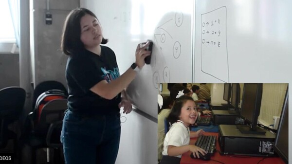 Jovencita de 18 años termina licenciatura en la UNAM y pasa de alumna a maestra