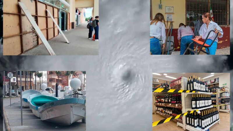 Autoridades de Quintana Roo y Yucatán se preparan por el huracán "Milton"