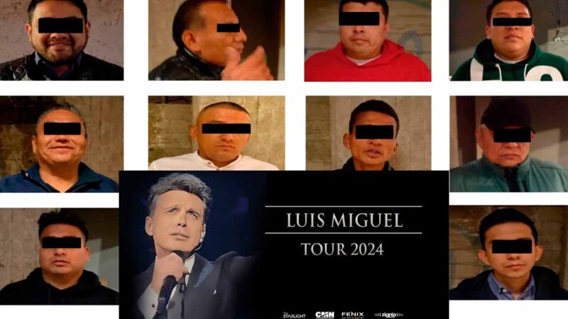 Razzia de revendedores en concierto de Luis Miguel en CDMX deja 13 detenidos