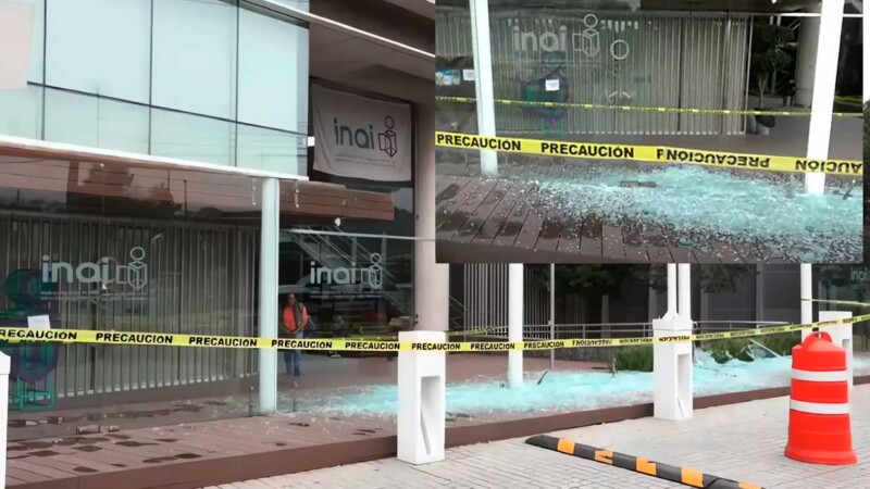 Capturan a presunto responsable de vandalismo en oficinas del INAI