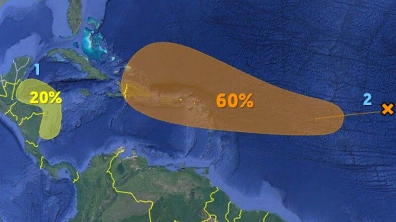Prevé SMN nueva zona de baja presión con potencial ciclónico en el Caribe