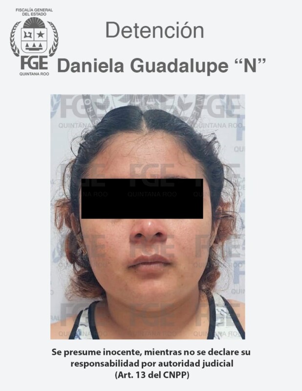 Detienen a un hombre y una mujer por secuestro en Cancún; Daniela Guadalupe “N” y José Oswaldo “N”, están relacionados con hechos ocurridos el 9 de diciembre de 2023.