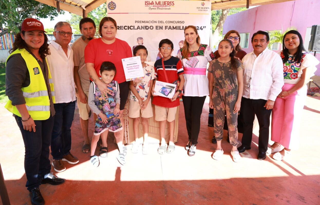 Atenea Gómez Ricalde incentiva a familias de Zona Continental por su compromiso con el reciclaje