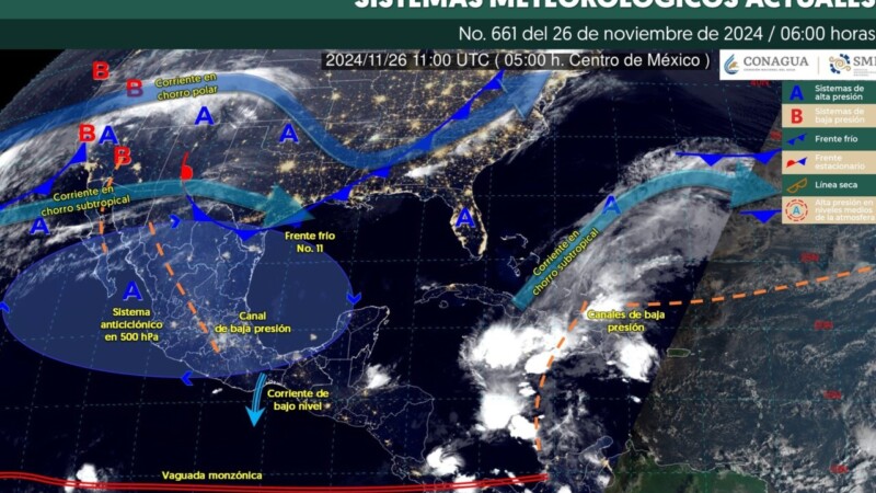 Pronóstico del clima en Quintana Roo para hoy martes 26 de noviembre 2024