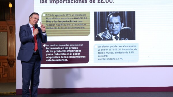 Aranceles de Trump serían “un tiro en el pie para EU”: Ebrard