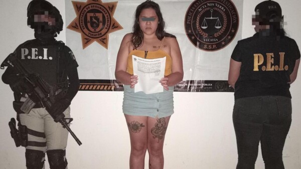 En Mérida capturan a una mujer por asesinar a su pareja