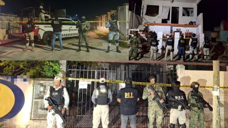 Yucatán: aseguran drogas y detienen a tres durante cateos en Valladolid