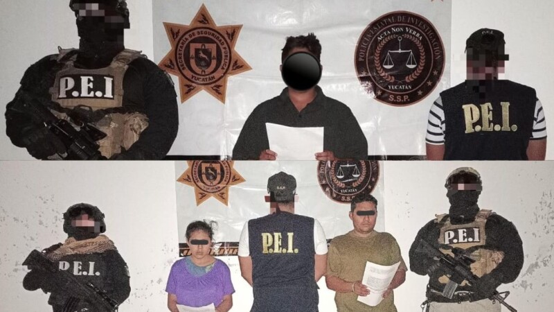 Yucatán: Detienen a tres por homicidio de adulto mayor en Kanasín