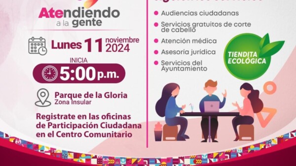 Invita Isla Mujeres a familias a participar en el Programa ‘Atendiendo a la Gente’ 