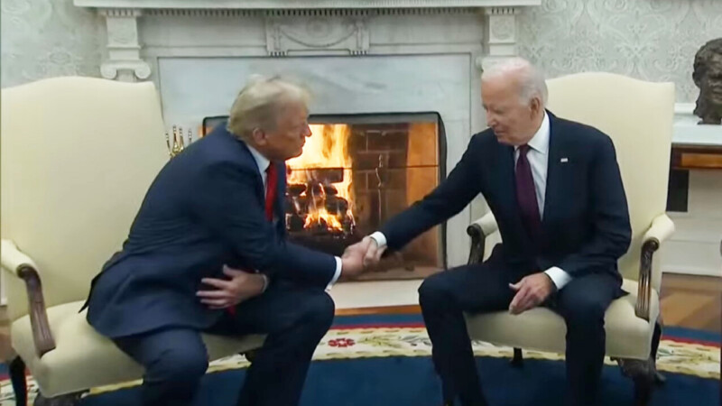 Trump se reúne con Biden y promete transición suave
