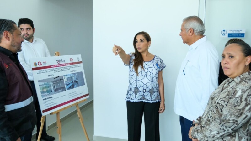 Mara Lezama fortalece infraestructura de justicia con nueva sede de la Fiscalía en Cancún