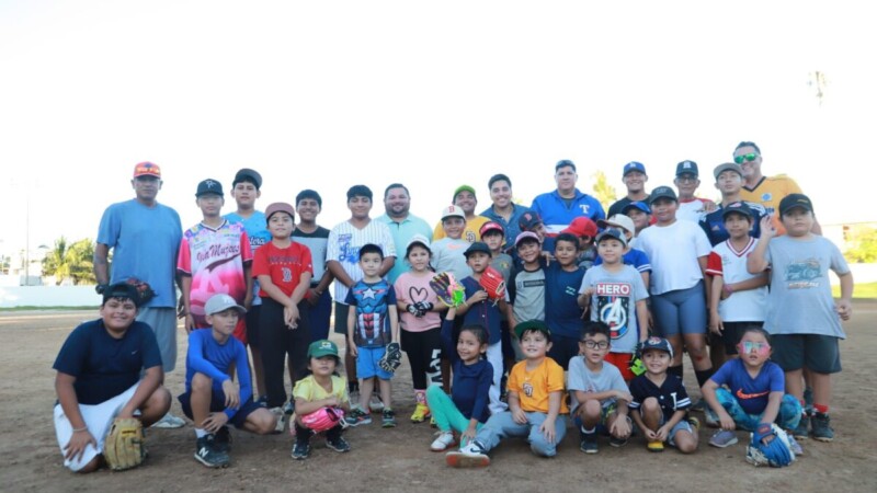 Gobierno Municipal invita a las niñas y niños a inscribirse a la Escuelita Municipal de Beisbol Infantil