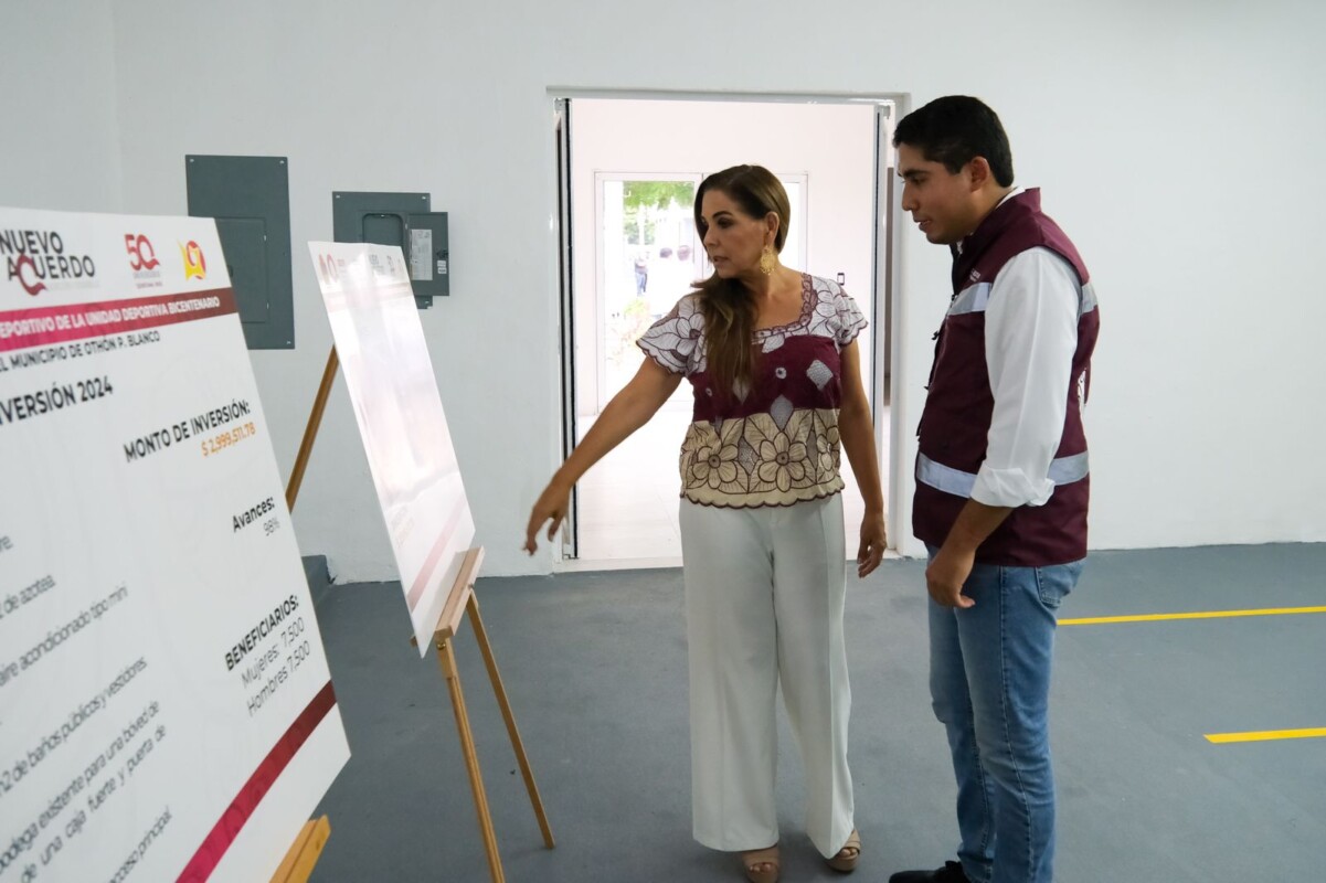 Afirma la gobernadora que la práctica deportiva y el acceso a instalaciones de calidad permiten alejar a la juventud de actitudes autodestructivas.