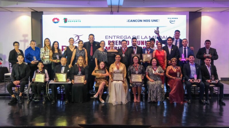 Reconoce Mara Lezama a deportistas Premio Municipal del Deporte 2024 de Benito Juárez