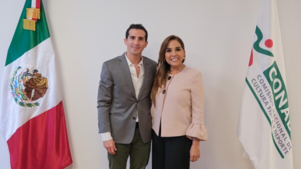 Acuerdan Mara Lezama y Rommel Pacheco fortalecer e impulsar el deporte en Quintana Roo